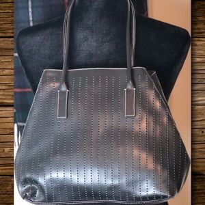 VTG Prada Medium Leather Tote Black